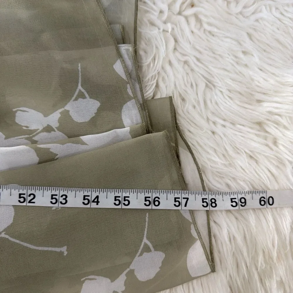 Frank Lyman Design Olive and White Floral Maxi Dress size 4 NWT - Picture 4 of 8